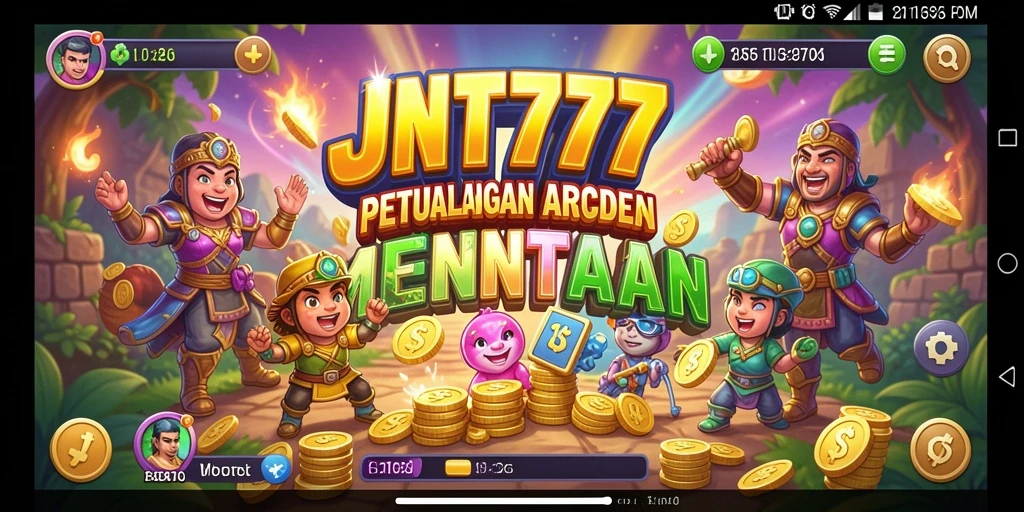 Tangkapan layar gameplay JNT777 menampilkan petualangan seru dan penuh warna.