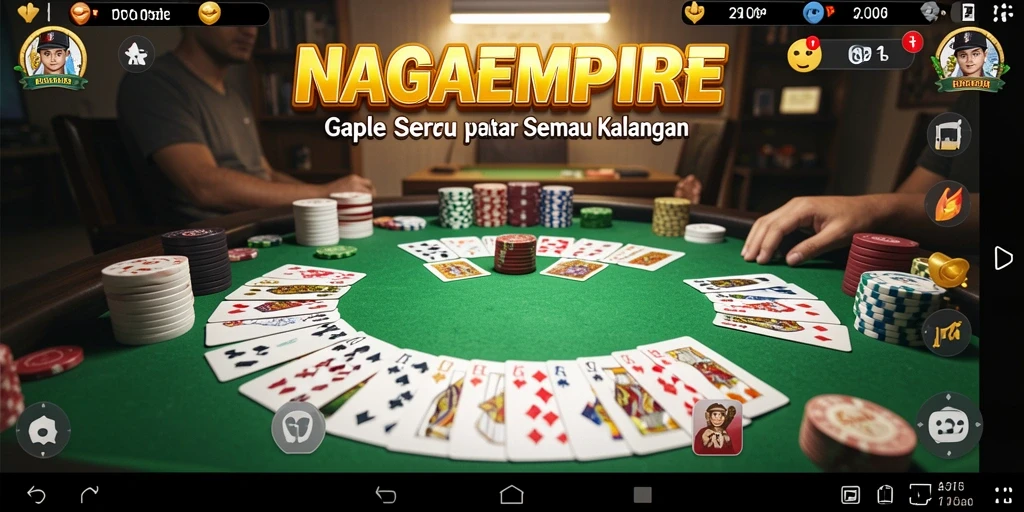 Tampilan gameplay seru dalam aplikasi NAGAEMPIRE.