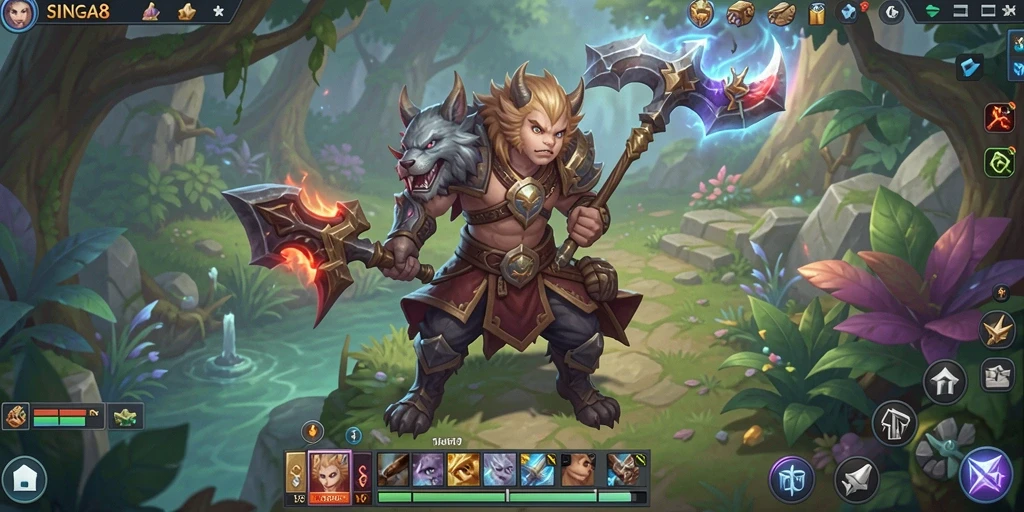 Gameplay menarik dalam SINGA8 dengan petualangan MMORPG yang seru.