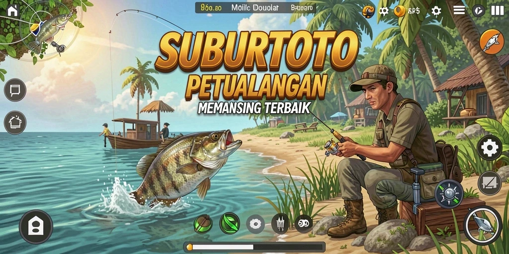 Menampilkan grafis memukau dalam gameplay memancing.